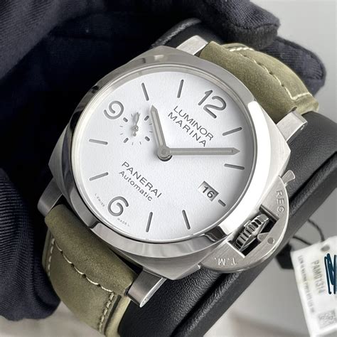 panerai 1370|panerai luminor marina white dial.